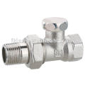 09344 Nickel plated Brass stop backwater Valve,Radiator Valve